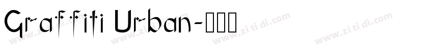 Graffiti Urban字体转换